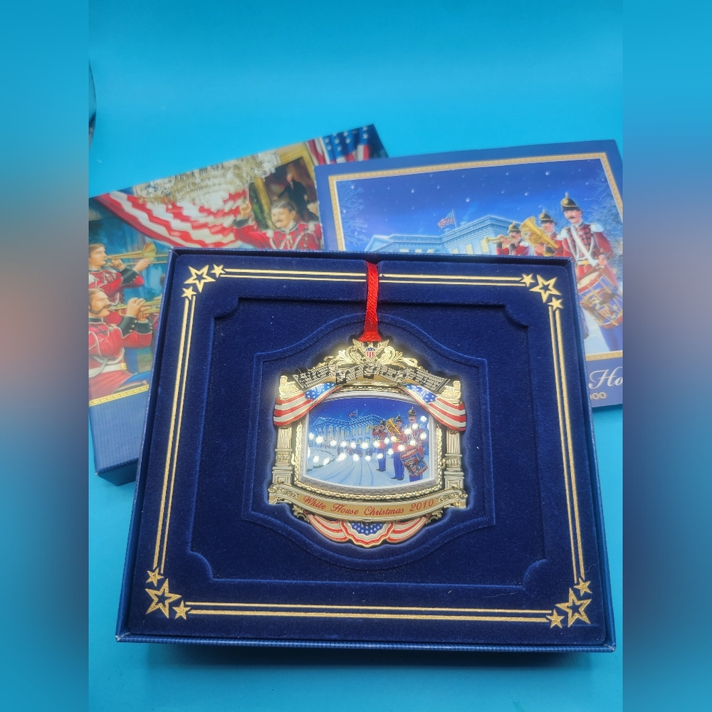 2010 Army Navy White House Christmas Ornament